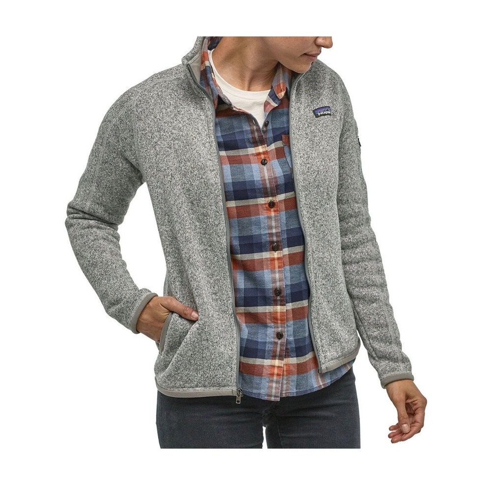 PATAGONIA Better Sweater Full Zip Fleece Jacket Gray Women's XL